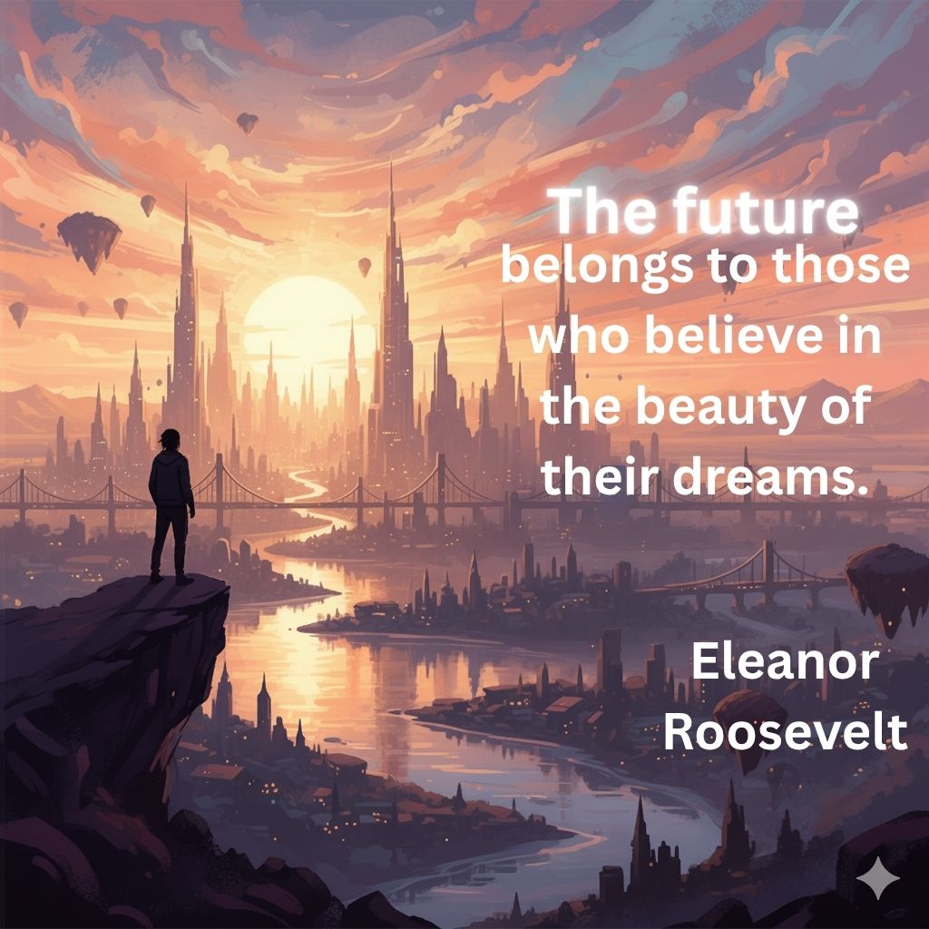 The future belongs to those who believe in the beauty of their dreams.