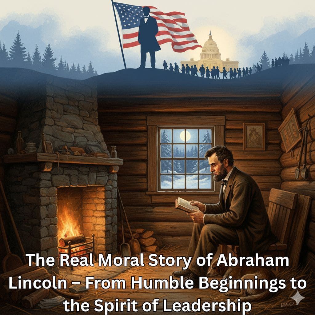 The Real Moral Story of Abraham Lincoln – From Humble Beginnings to the Spirit of Leadership