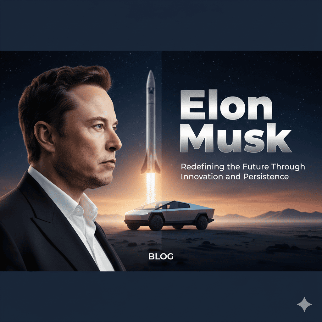 Elon Musk – Redefining the Future Through Innovation and Persistence