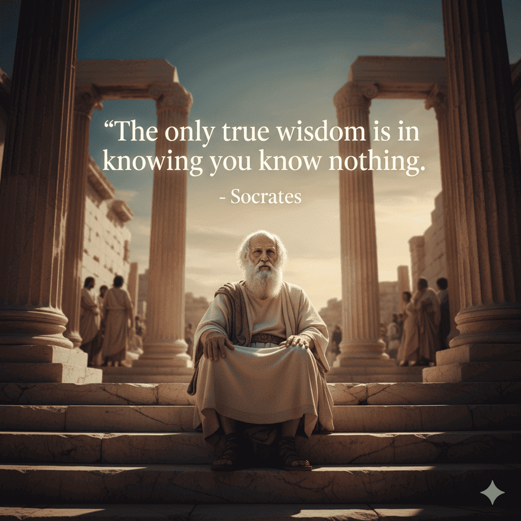 The only true wisdom is in knowing you know nothing." - Socrates