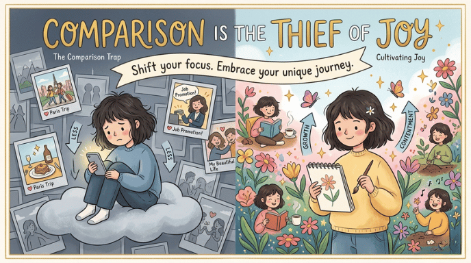 Comparison is the thief of joy